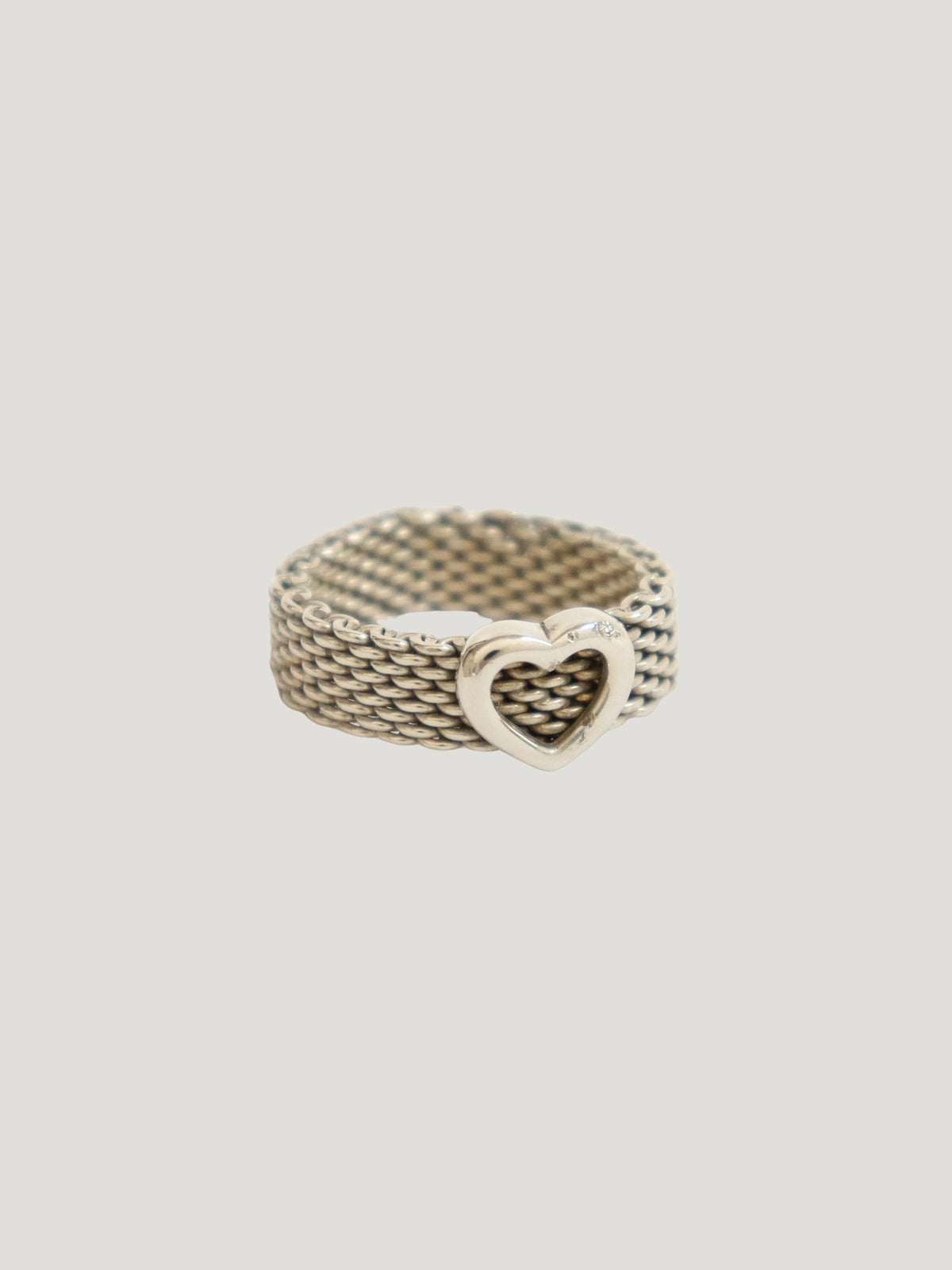 Somerset Mesh Heart Ring