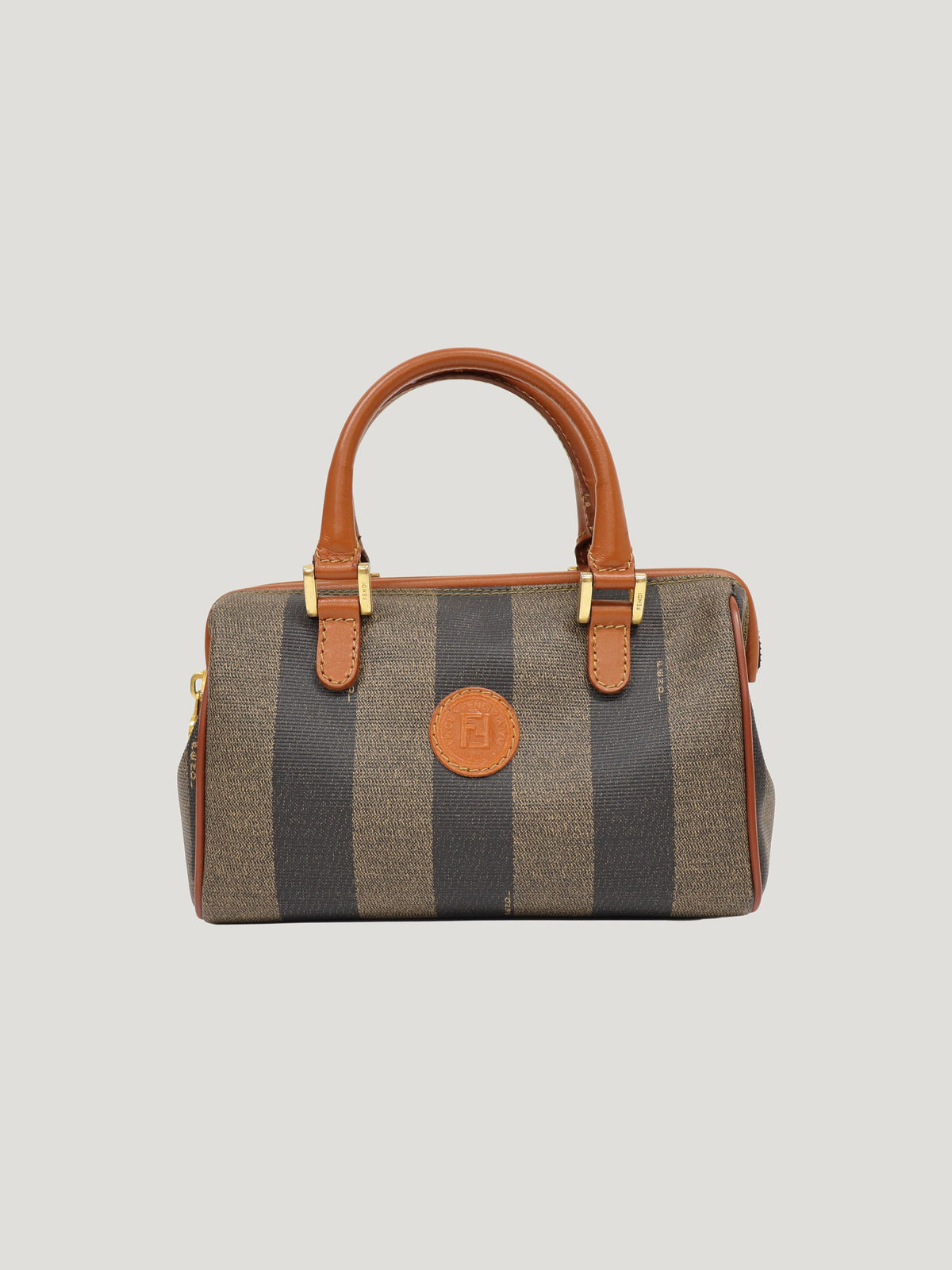 Pecan-Pattern Mini Handbag