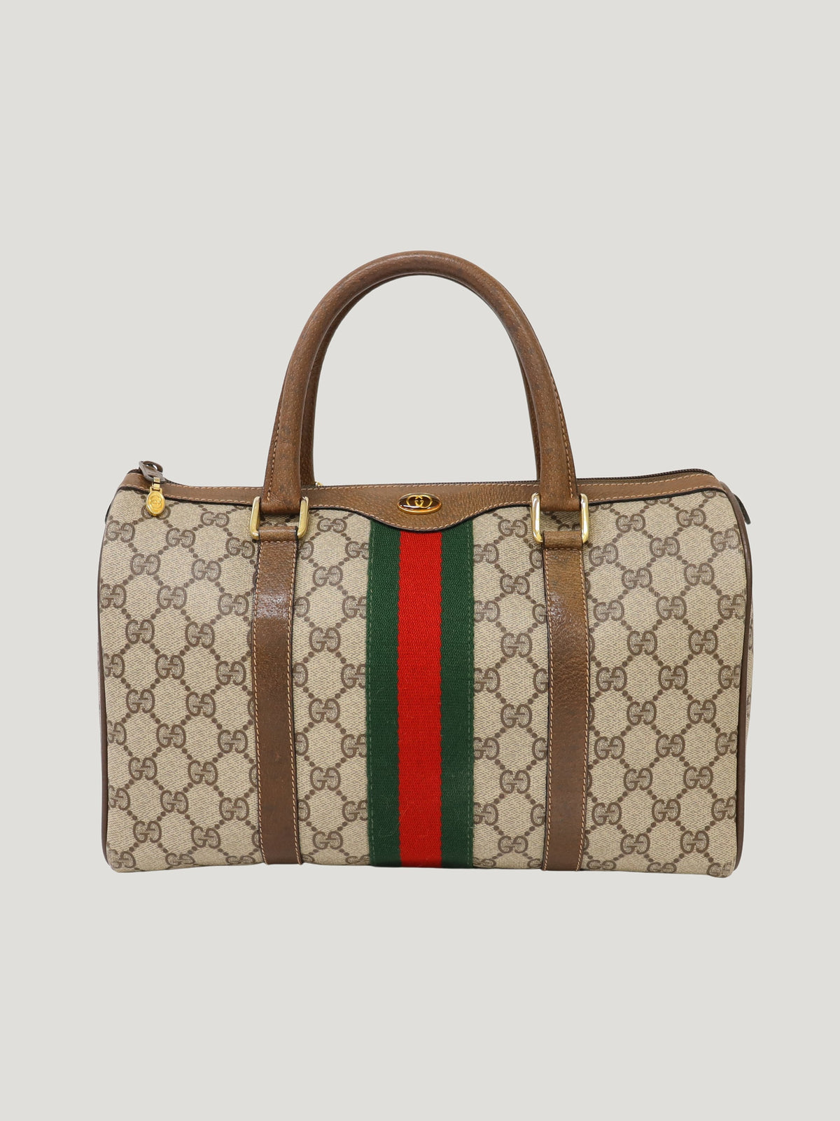 Sherry Line GG Supreme Boston Bag
