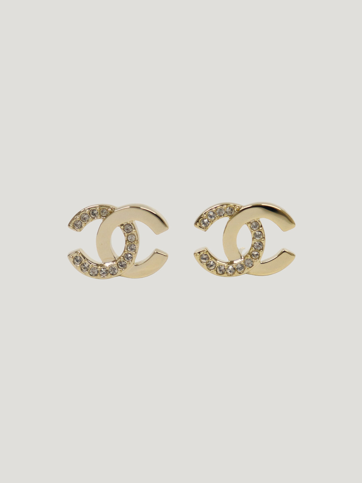 COCOラインストーンピアス