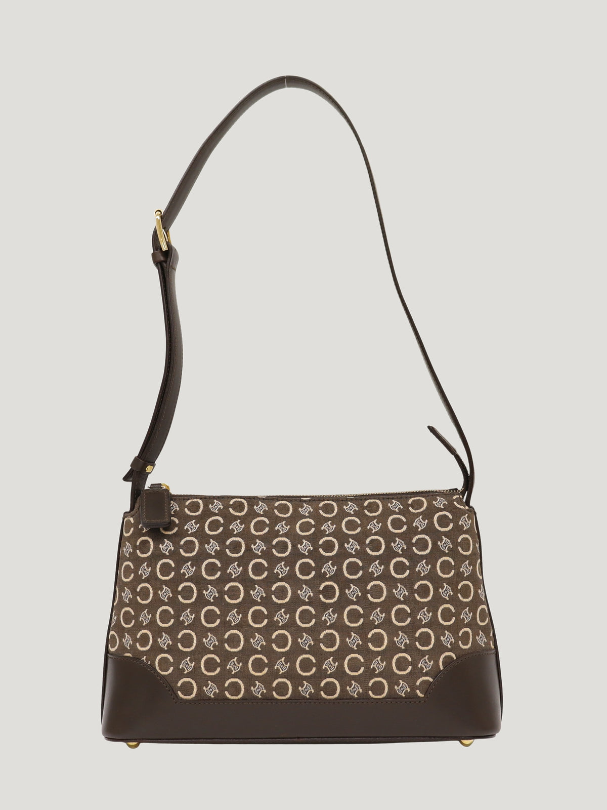 C Macadam-pattern shoulder bag