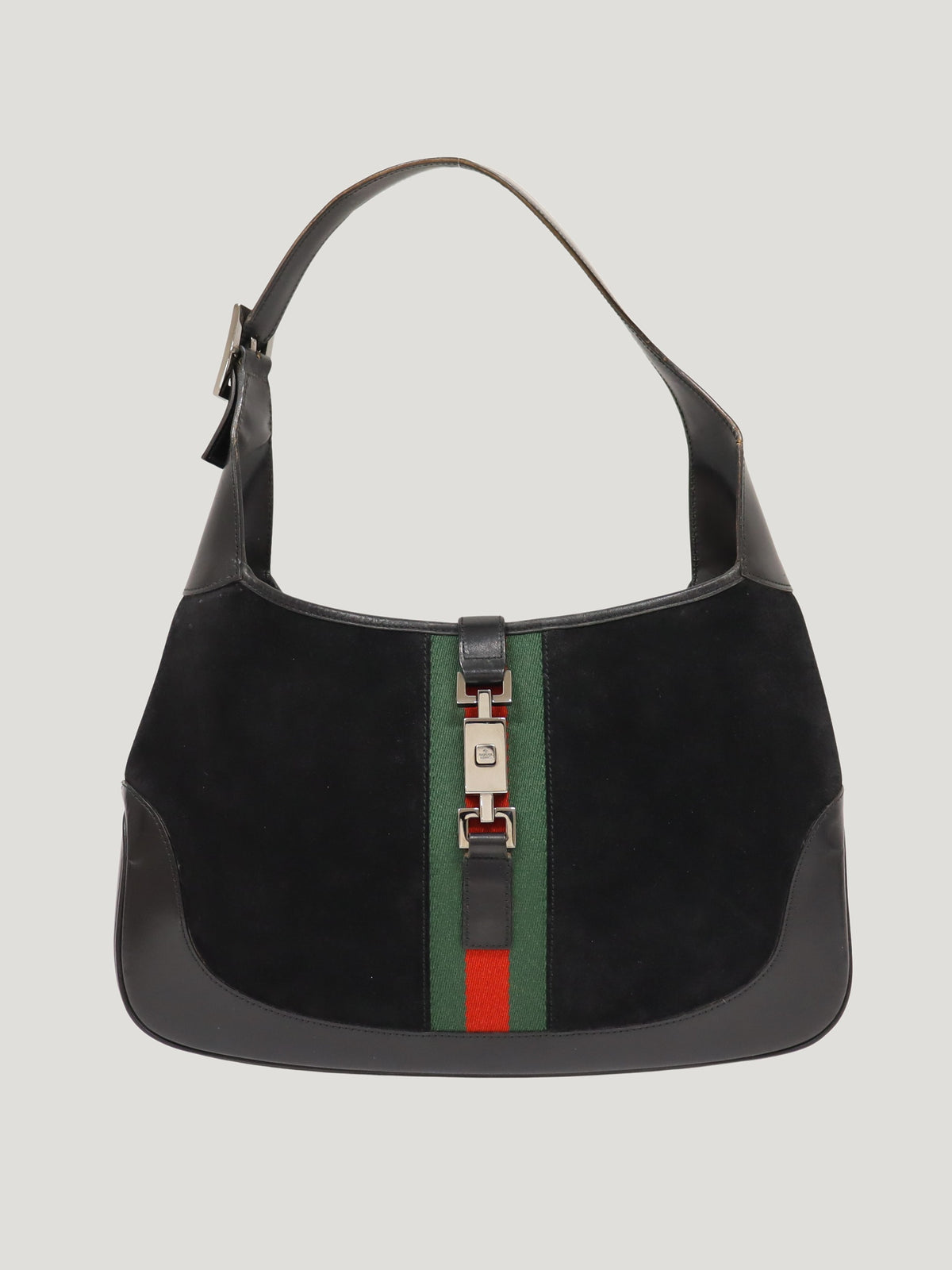 Sherry Line Jackie suede one-shoulder bag