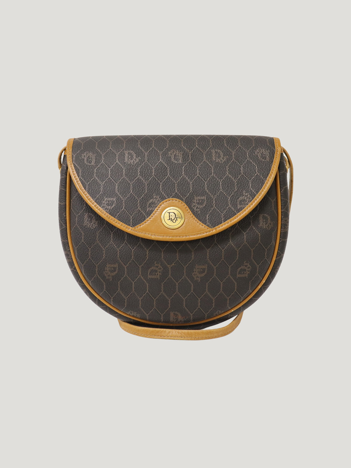 ハニカム柄ショルダーバッグ