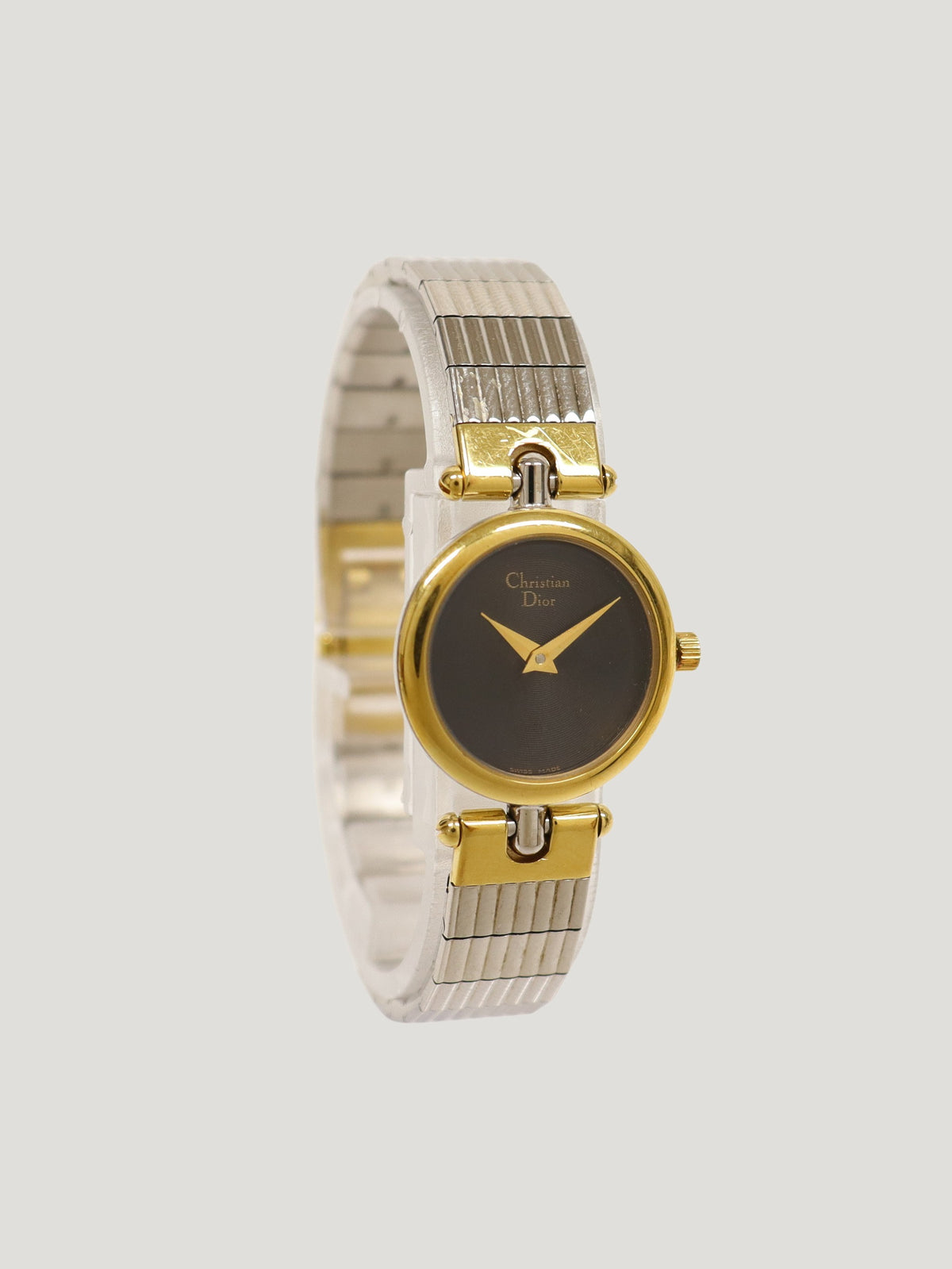 Round-bezel watch