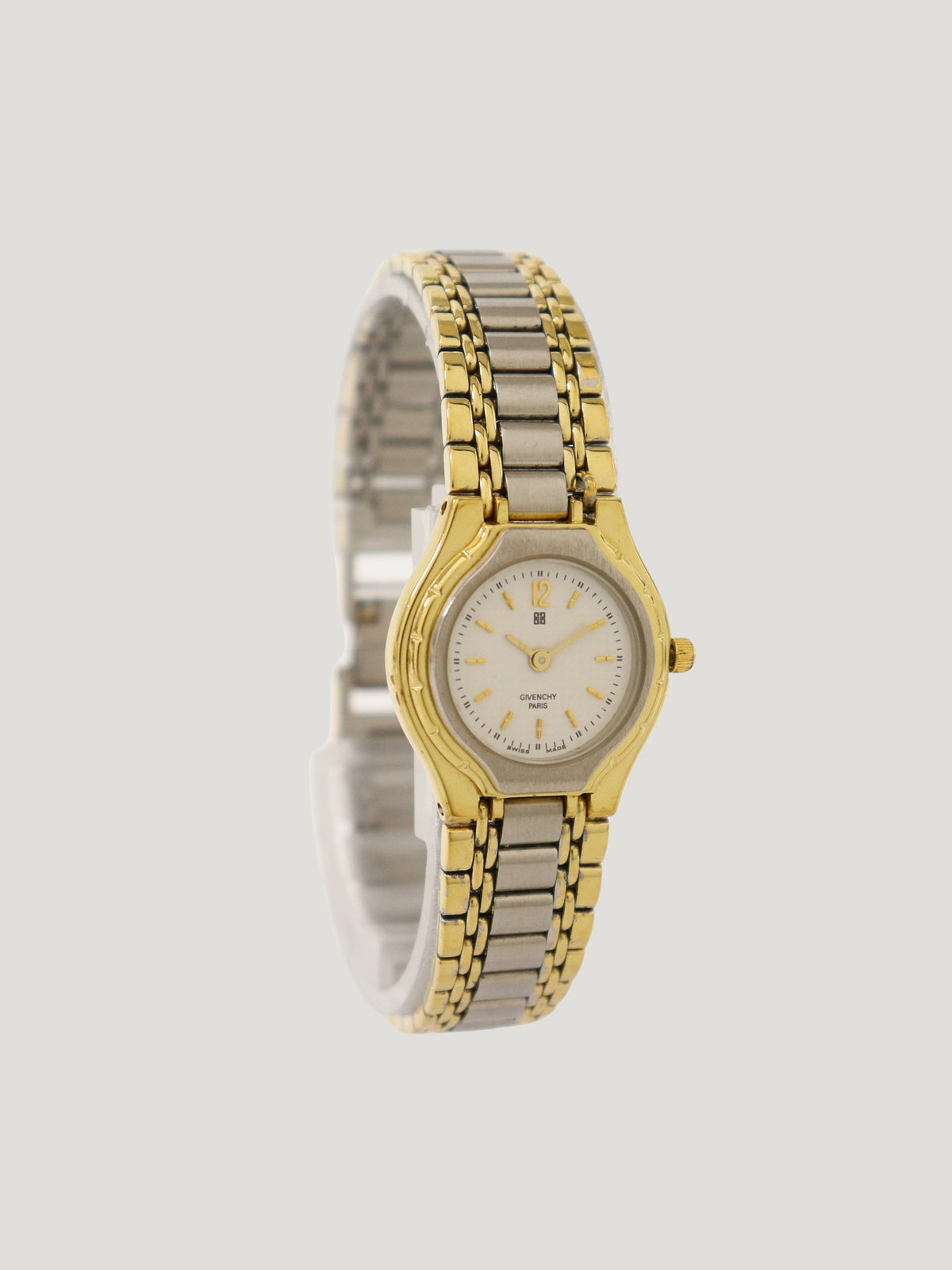 Round-bezel watch