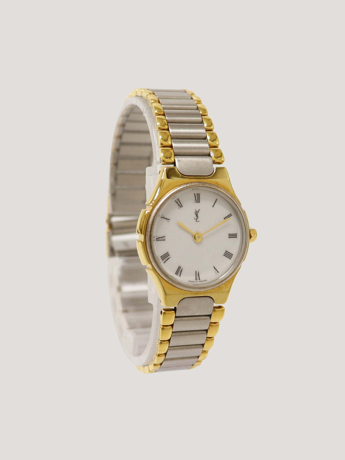 Round-bezel watch