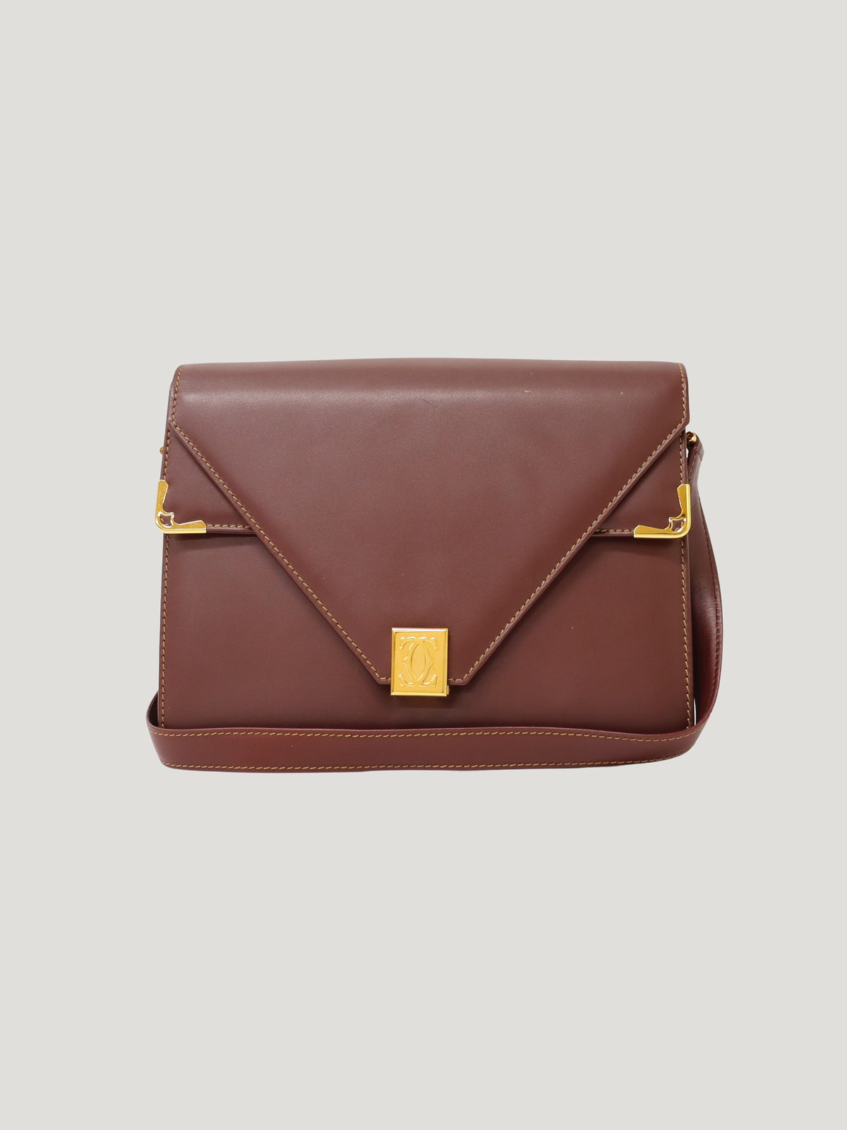 Must de Cartier leather shoulder bag