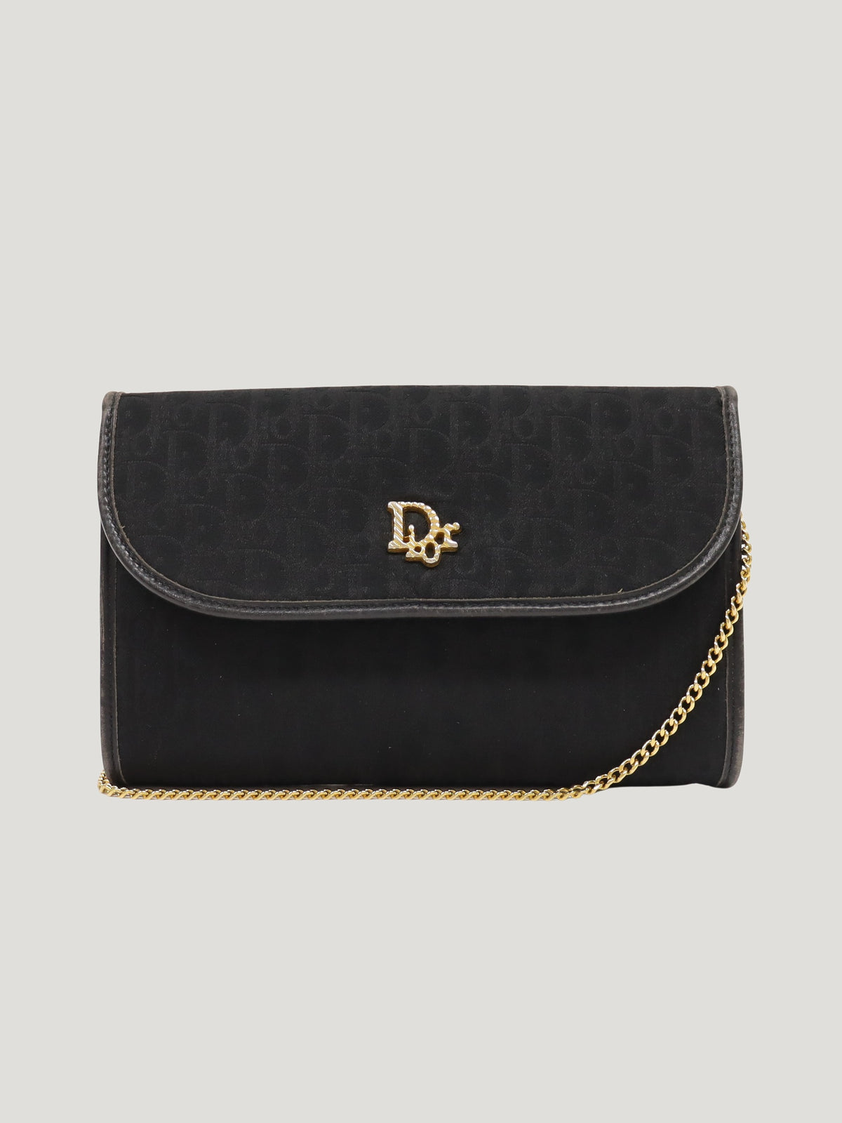 Trotter-pattern chain shoulder bag