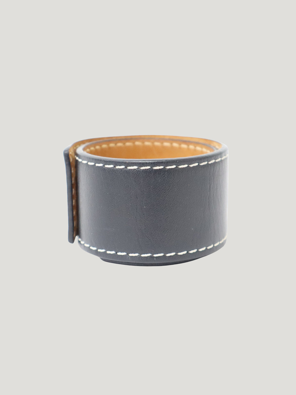 Anagram Leather Bangle