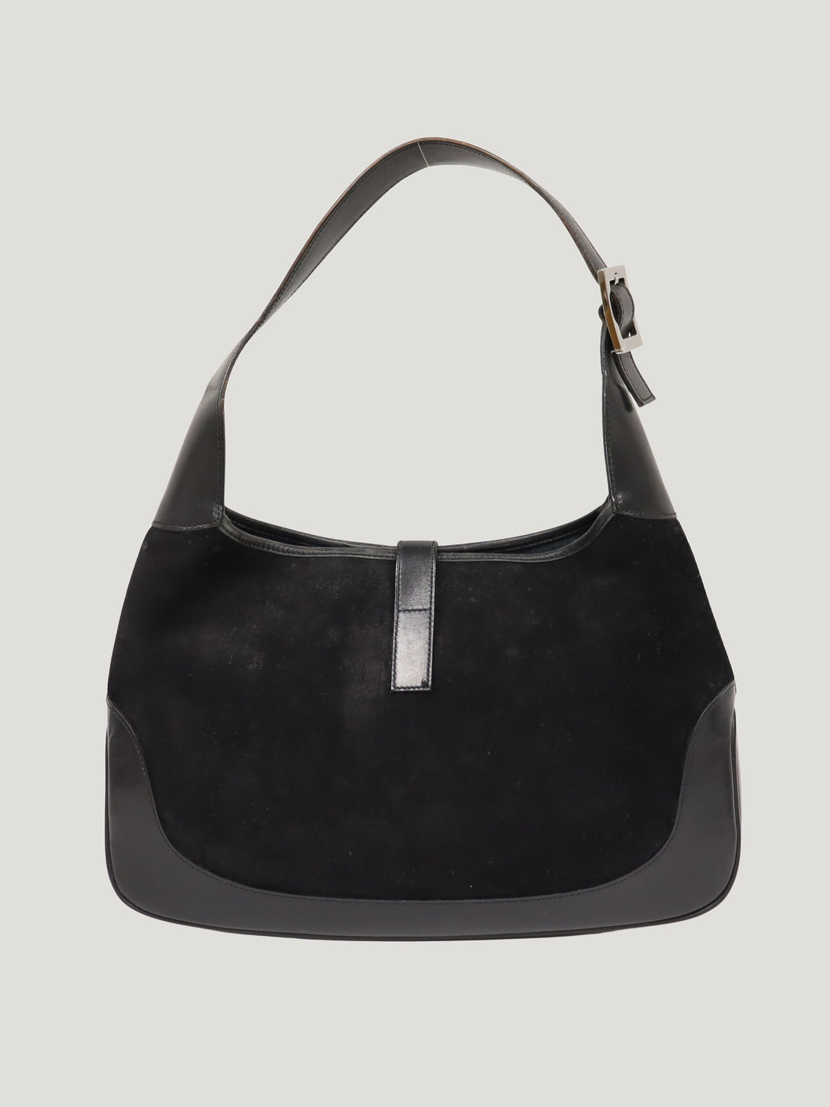 Sherry Line Jackie suede one-shoulder bag