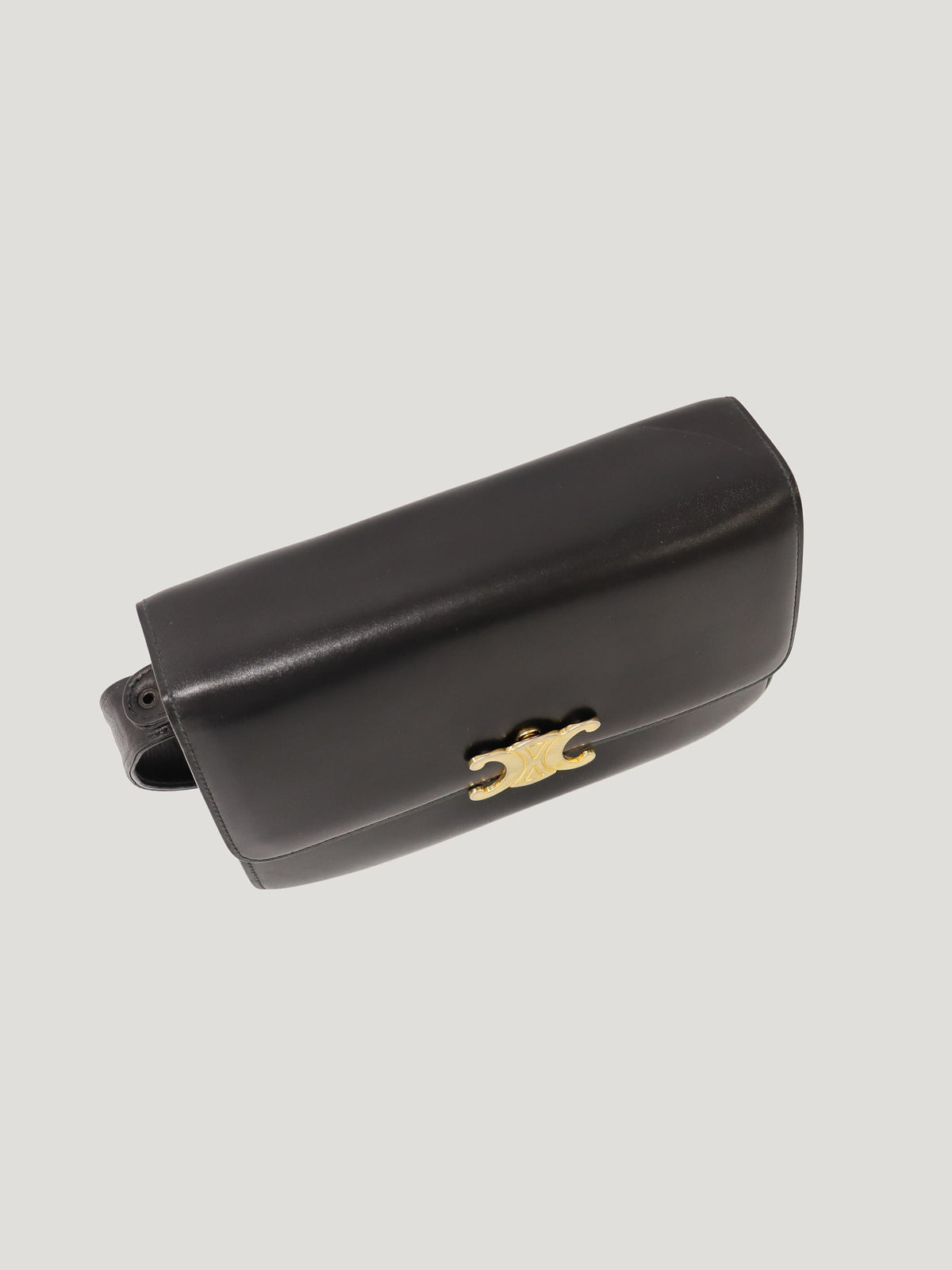 Triomphe Leather One-Shoulder Bag