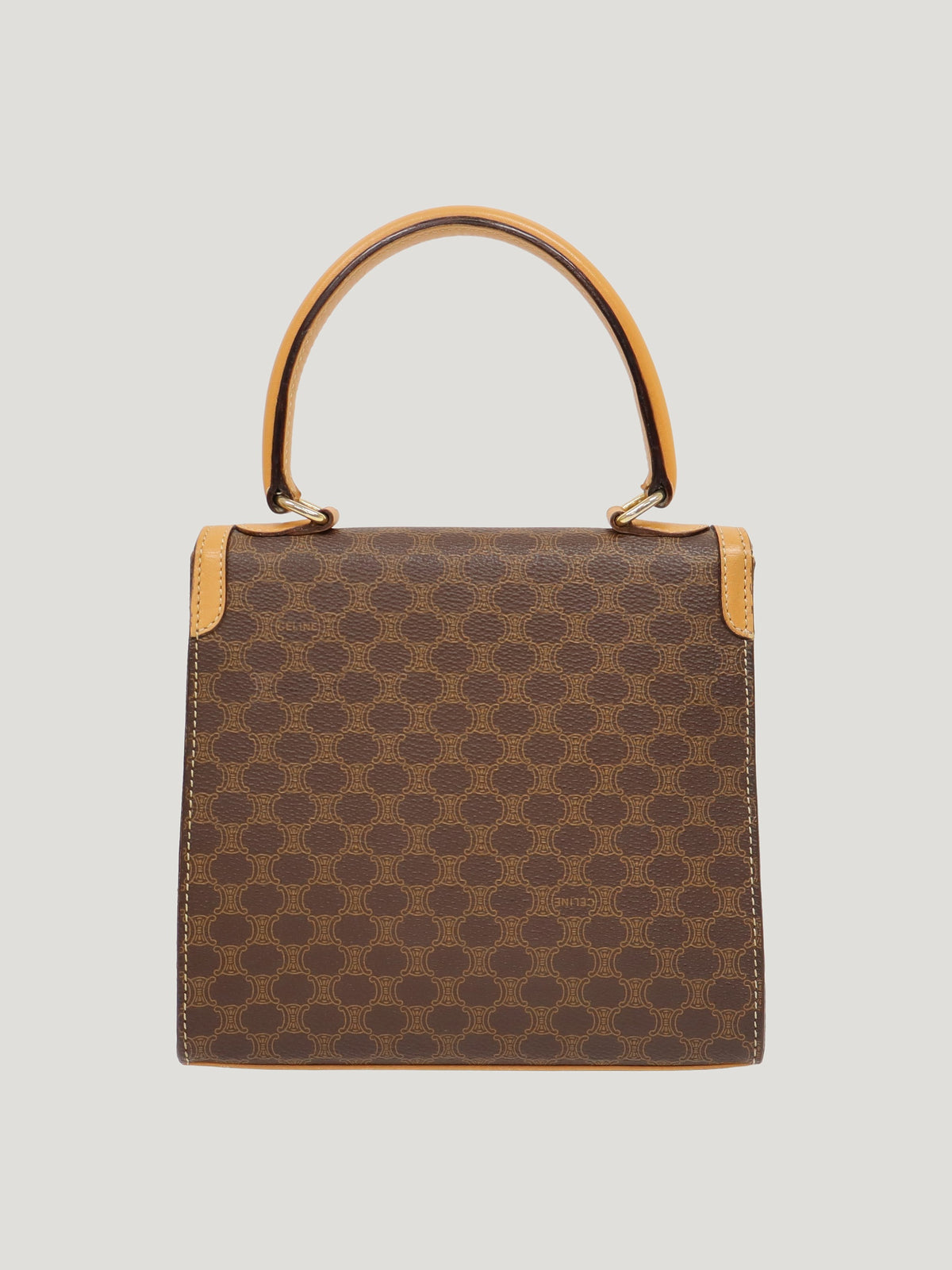 Macadam Pattern Gancini Hardware 2-Way Bag