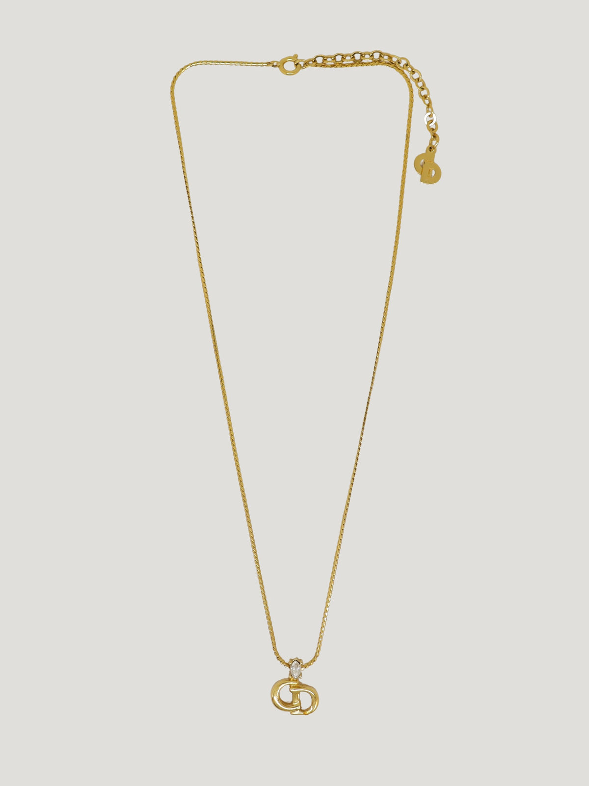 CD rhinestone necklace