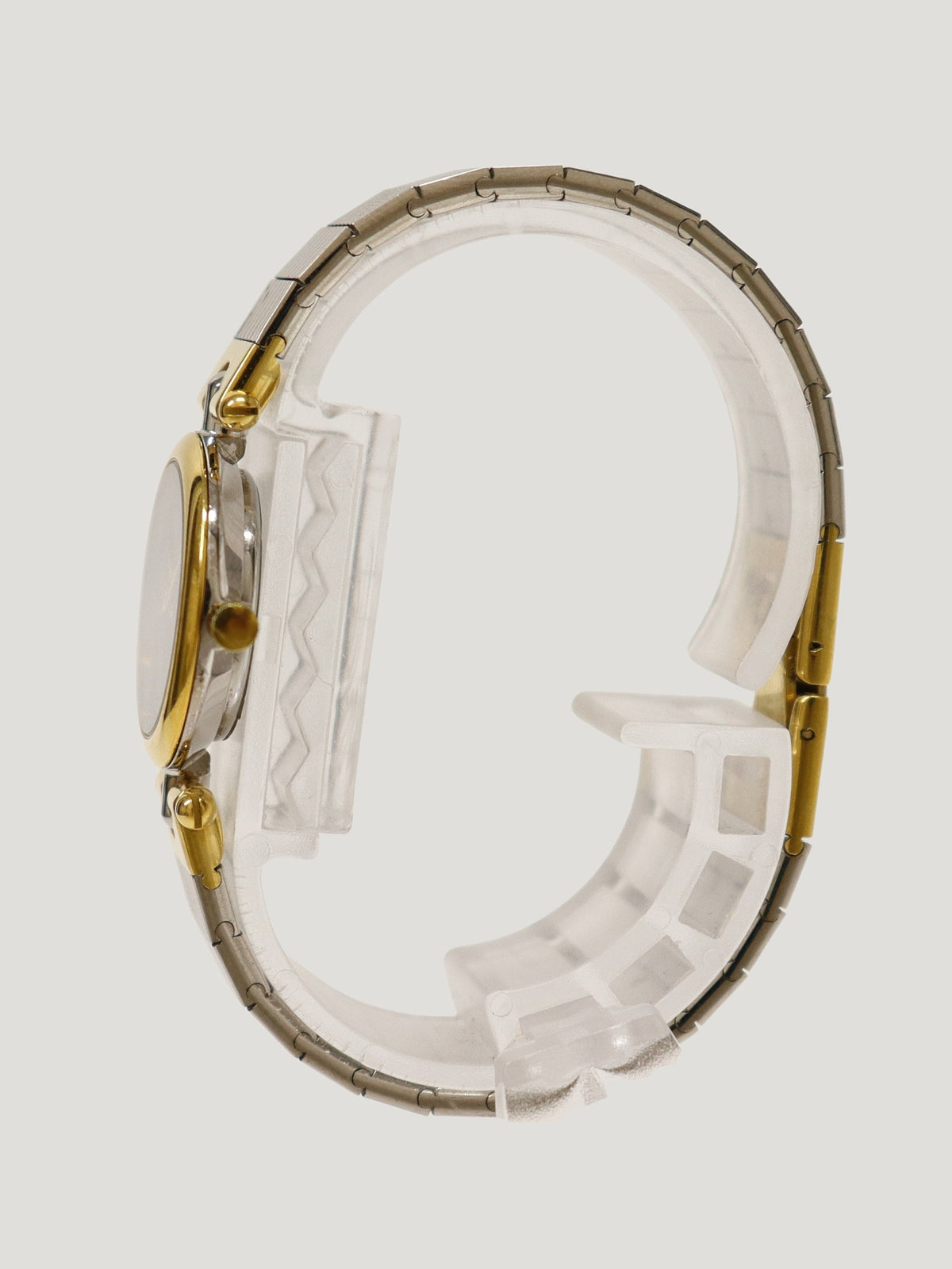 Round-bezel watch