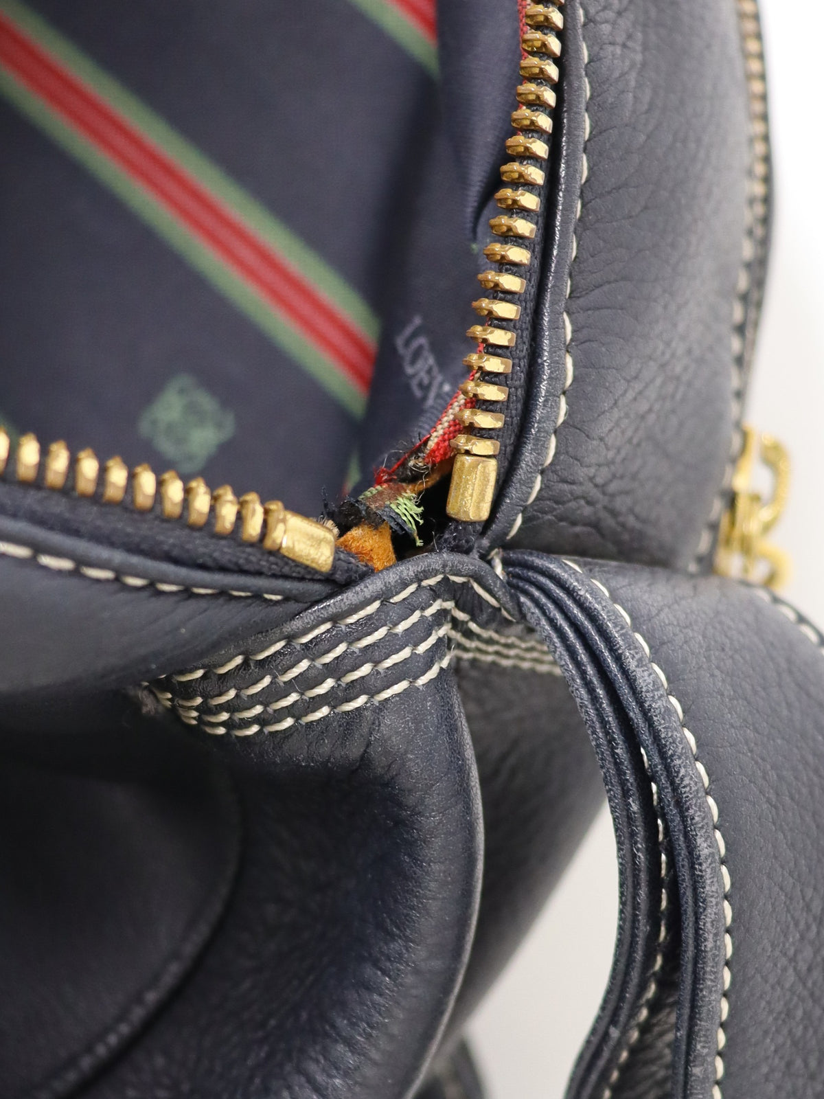 Anagram Leather Shoulder Bag