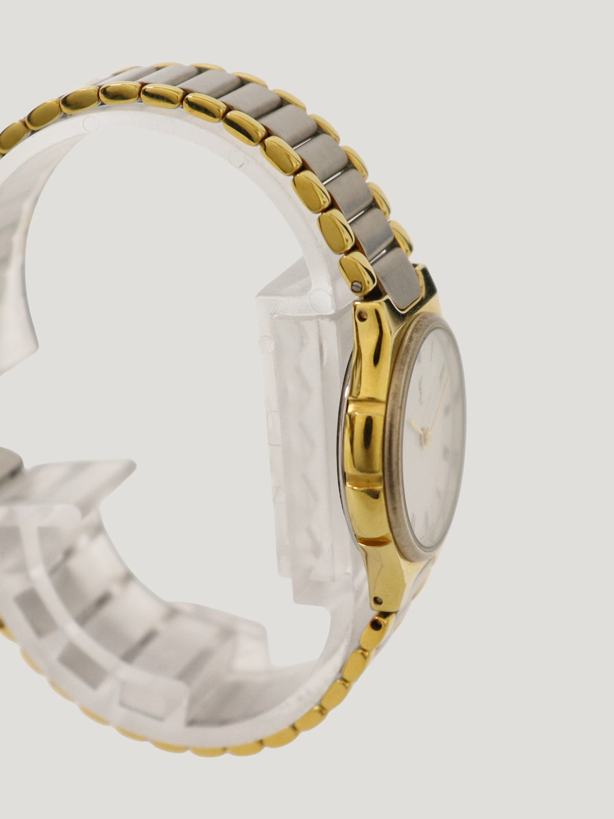 Round-bezel watch
