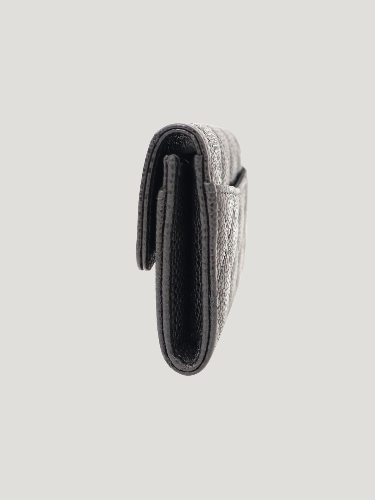 Caviar leather card case