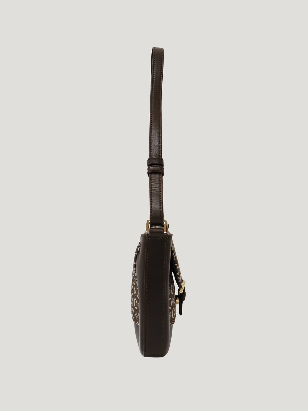 C Macadam-pattern one-shoulder bag