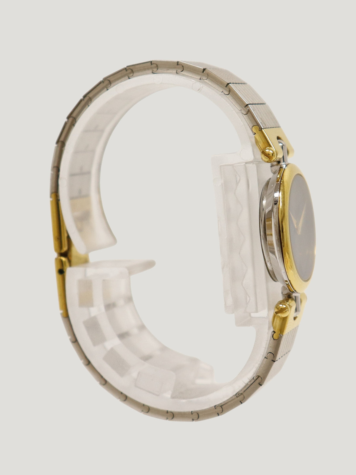Round-bezel watch