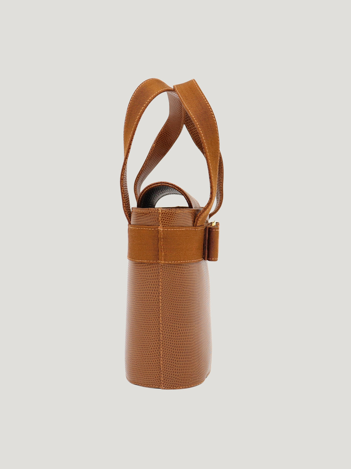 Vara Hardware Leather Handbag