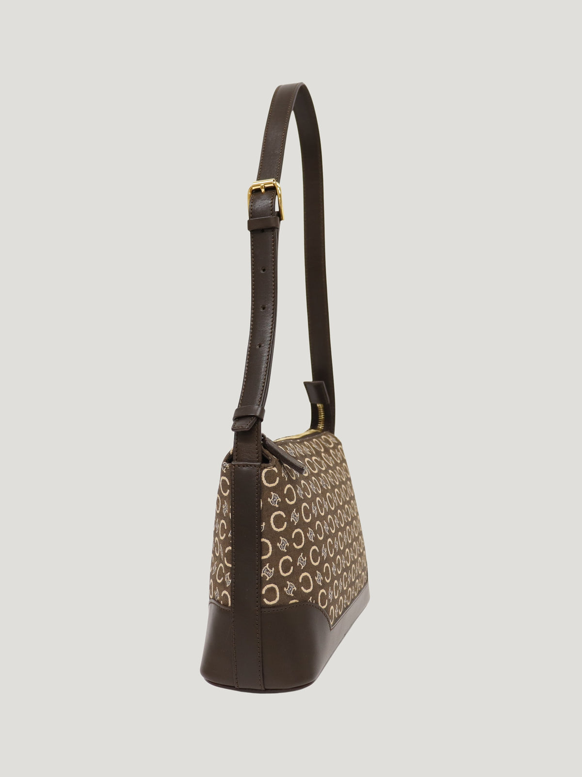 C Macadam-pattern shoulder bag