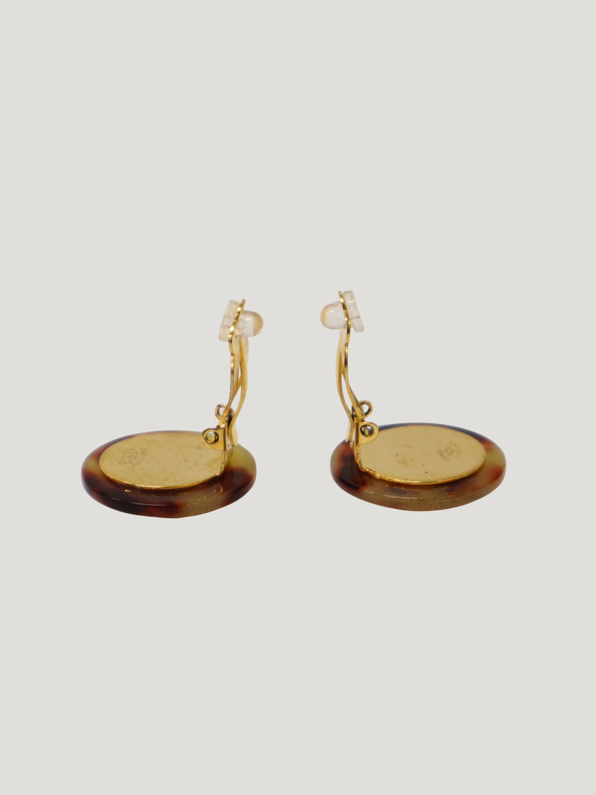 COOCO Round Tortoiseshell Earrings
