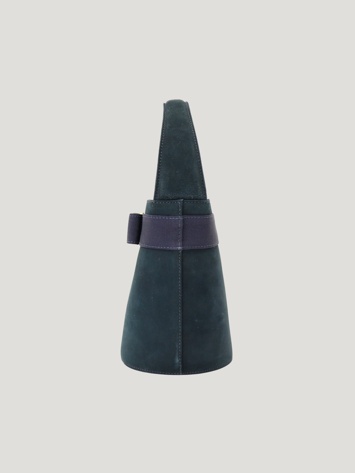 VARA hardware suede handbag