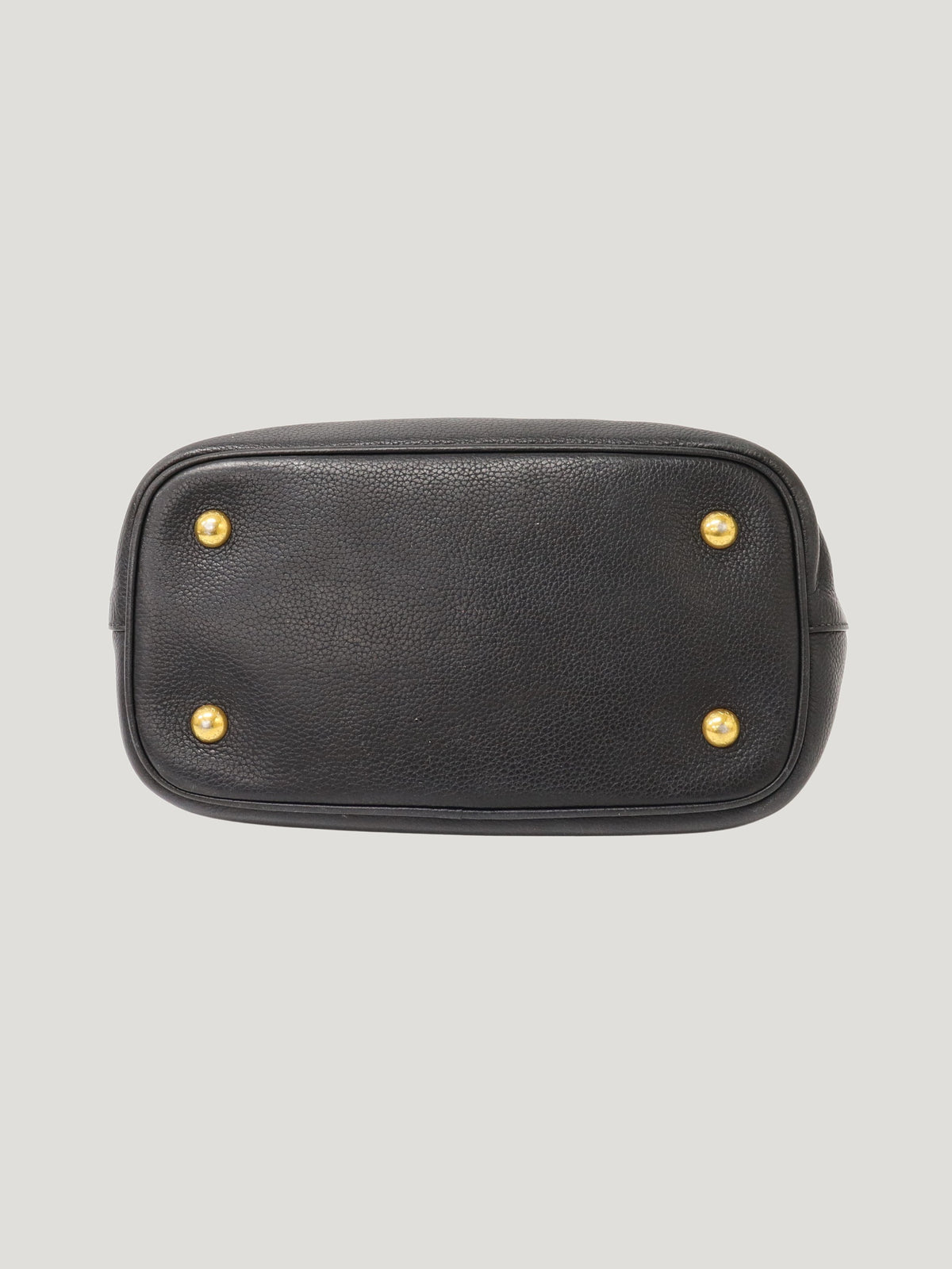 Logo hardware leather 2-way bag