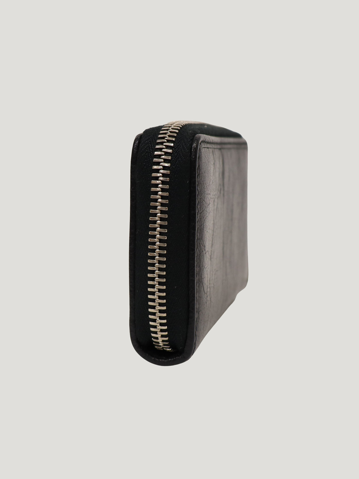 Logo Hardware Leather Zip Coin Purse