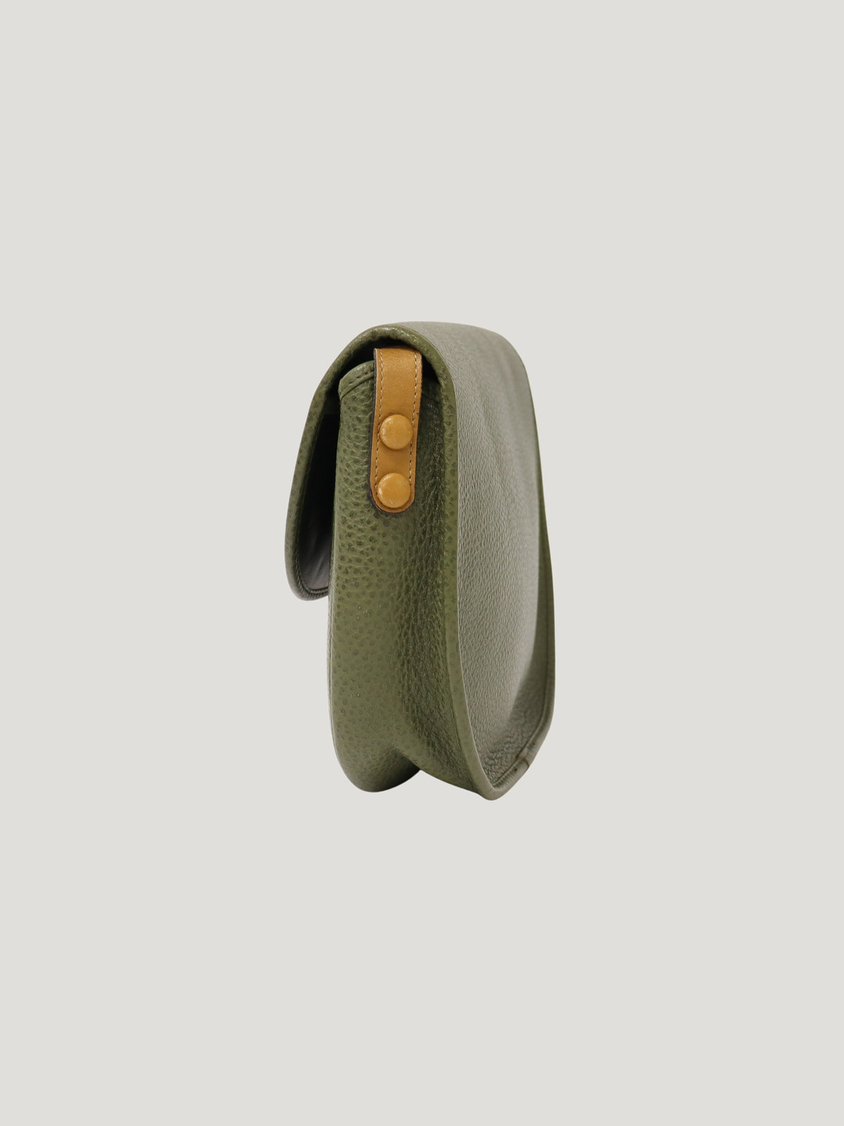 CD Hardware Leather Shoulder Bag