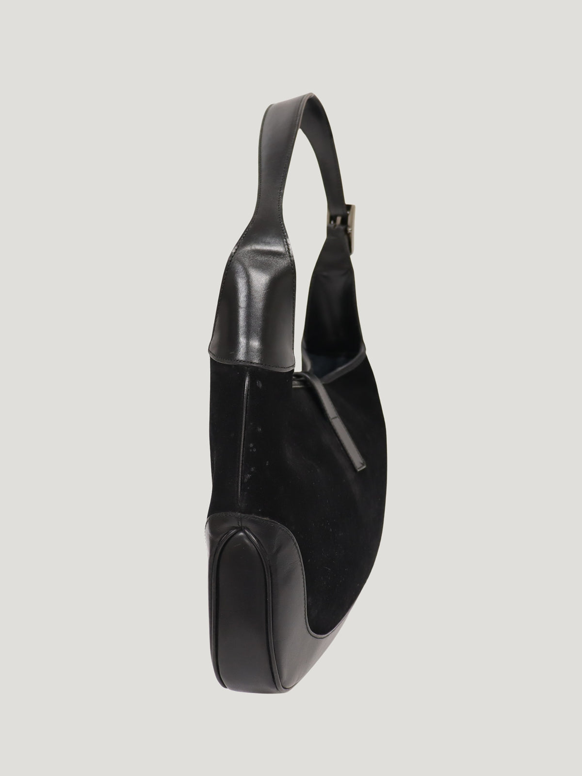 Sherry Line Jackie suede one-shoulder bag