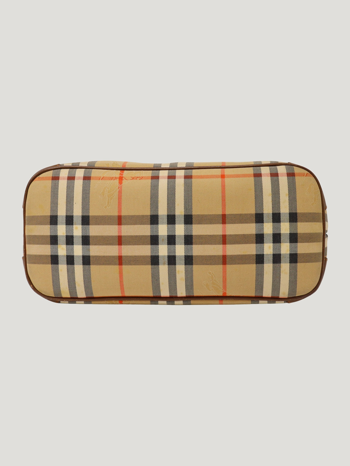 Checked one-shoulder bag