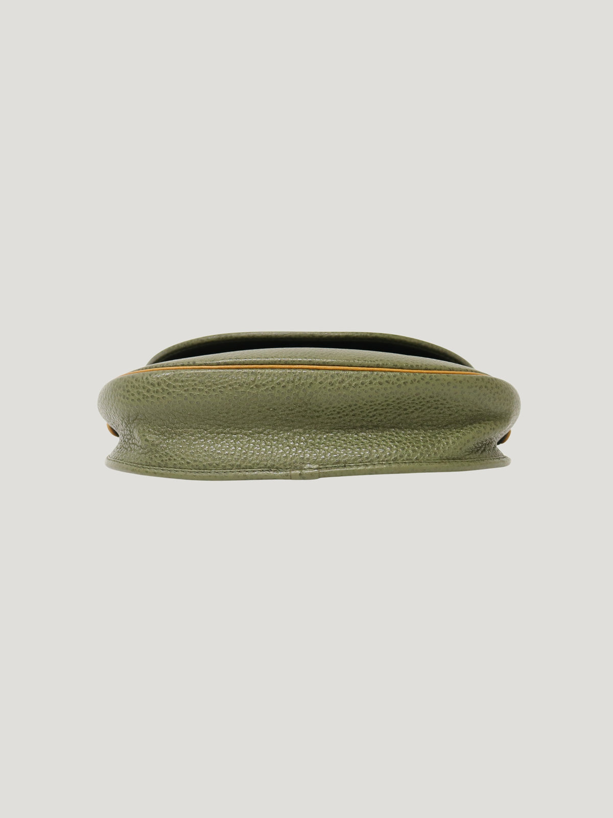 CD Hardware Leather Shoulder Bag
