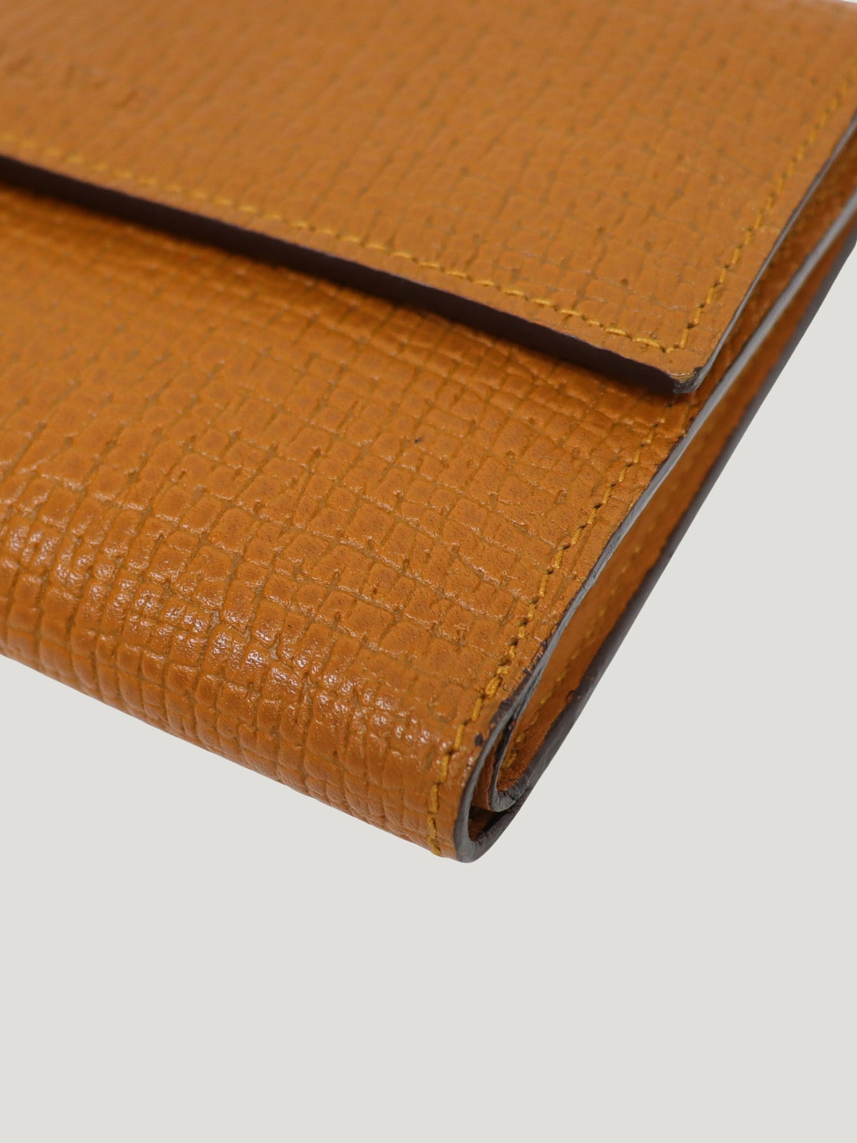 Logo-Embossed Leather Wallet
