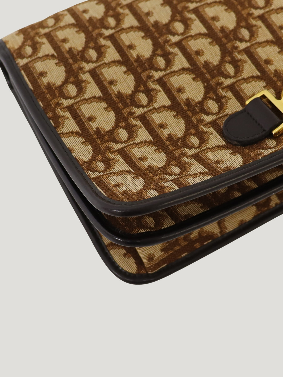 Trotter-pattern chain shoulder bag