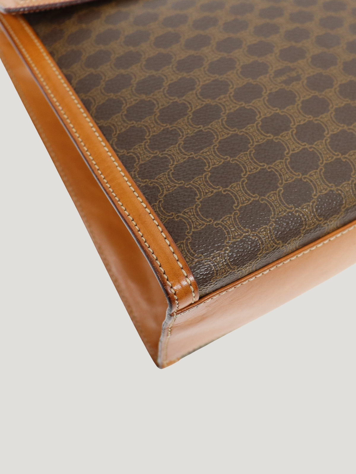 Macadam-pattern handbag with Gancini clasp