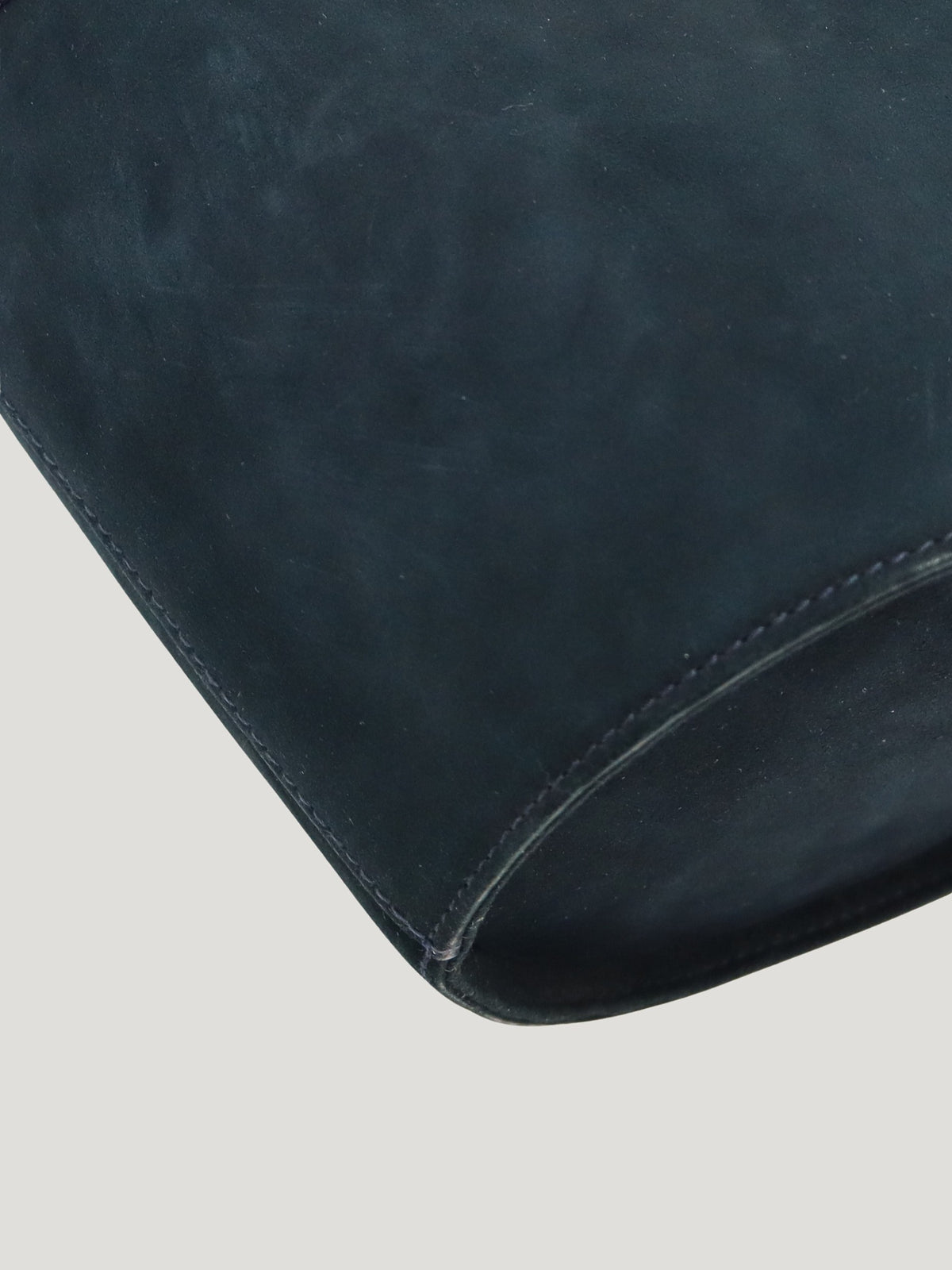 VARA hardware suede handbag
