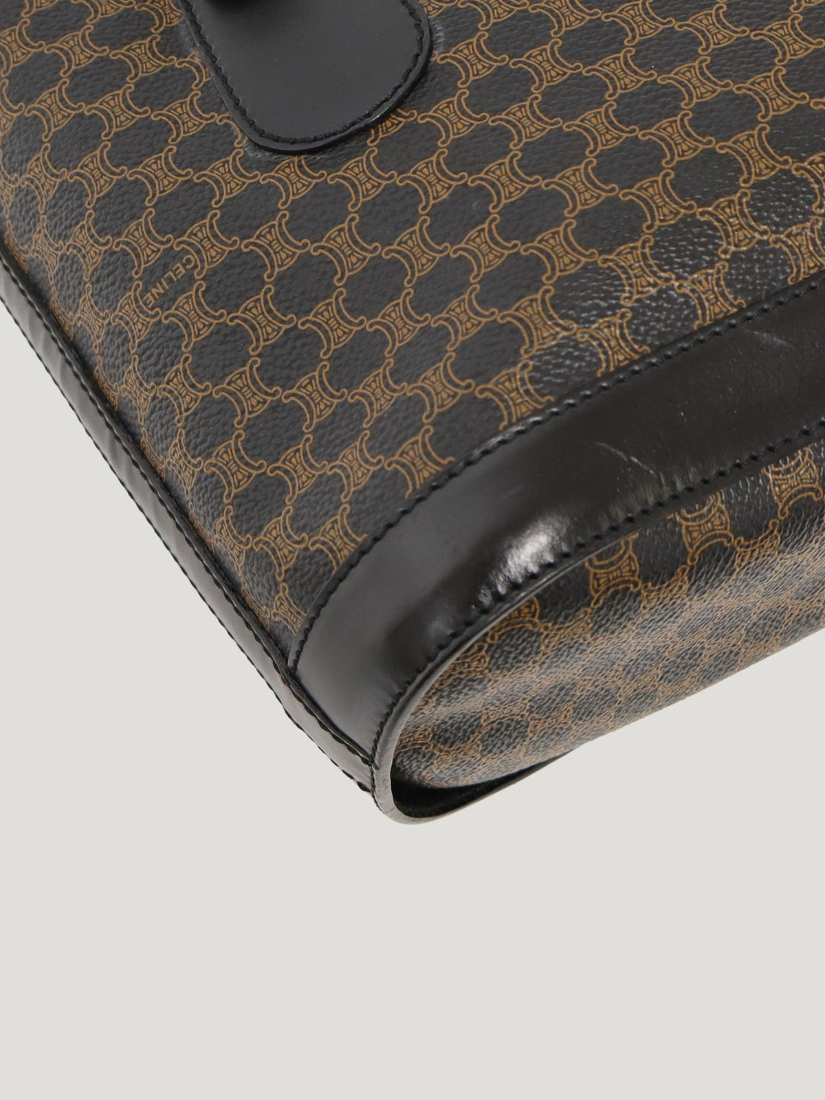 Macadam-pattern handbag
