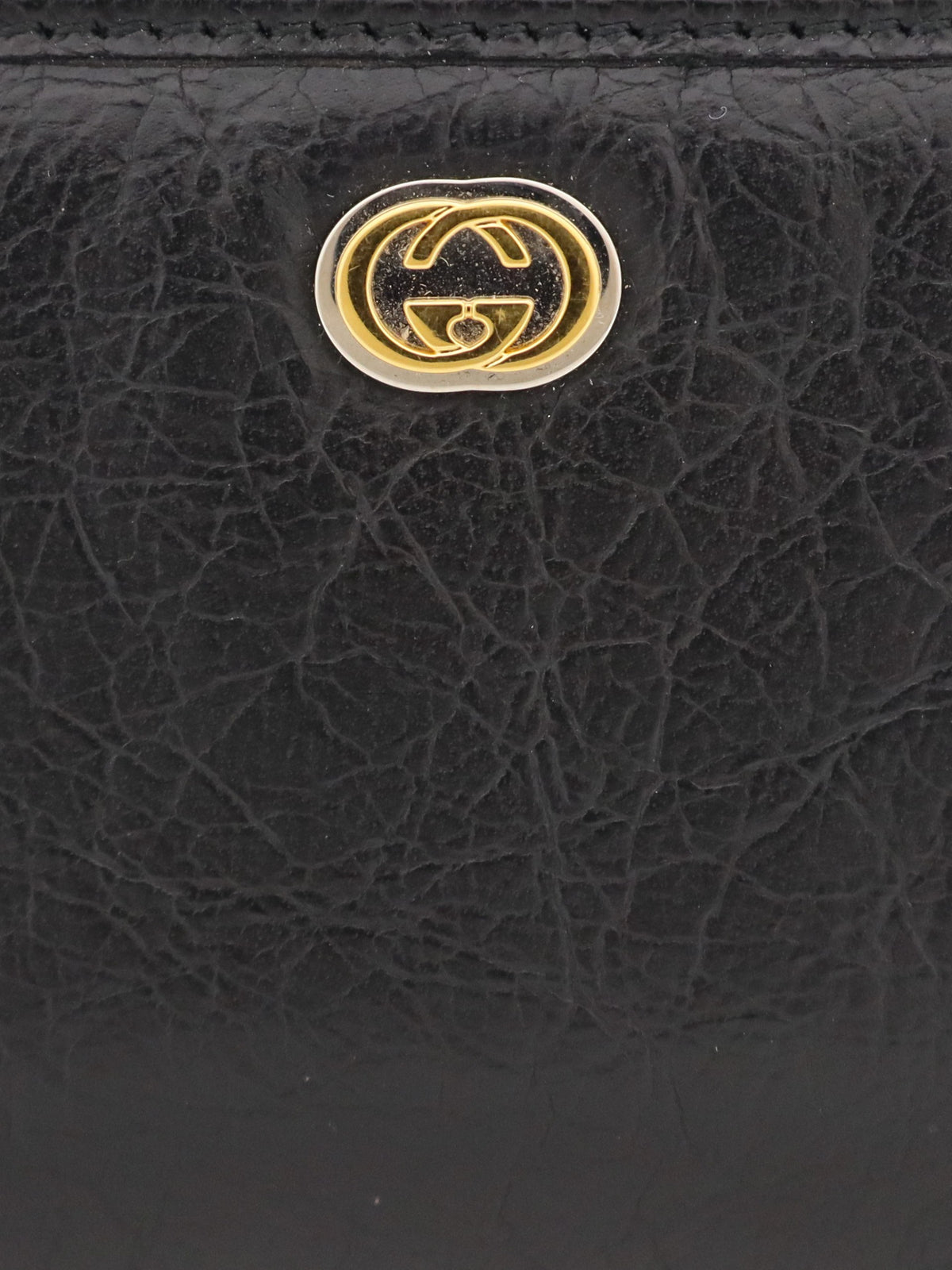 Logo Hardware Leather Zip Coin Purse