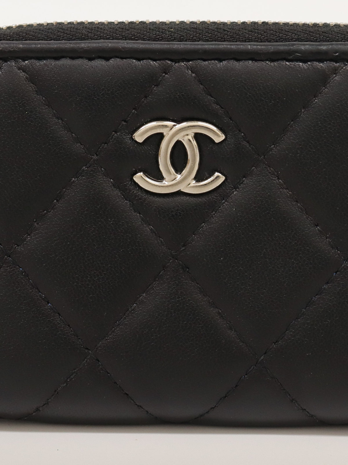 Lambskin card case