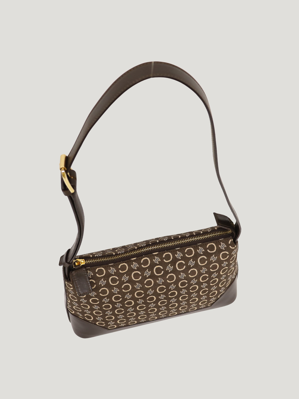 C Macadam-pattern shoulder bag