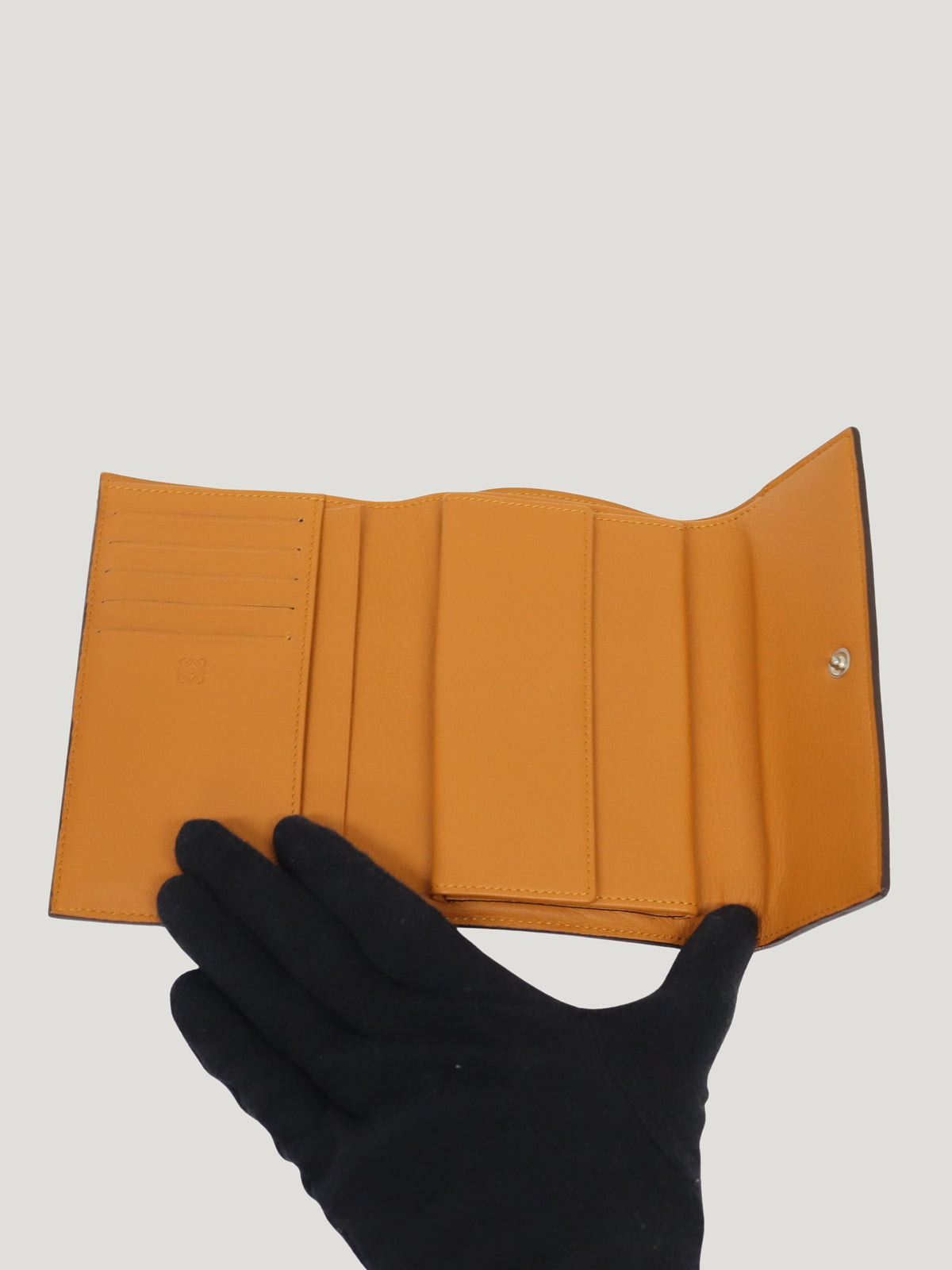 Logo-Embossed Leather Wallet