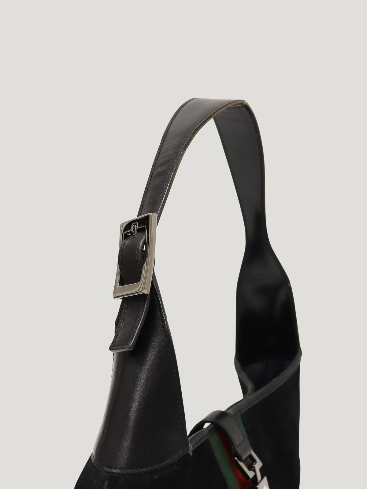 Sherry Line Jackie suede one-shoulder bag