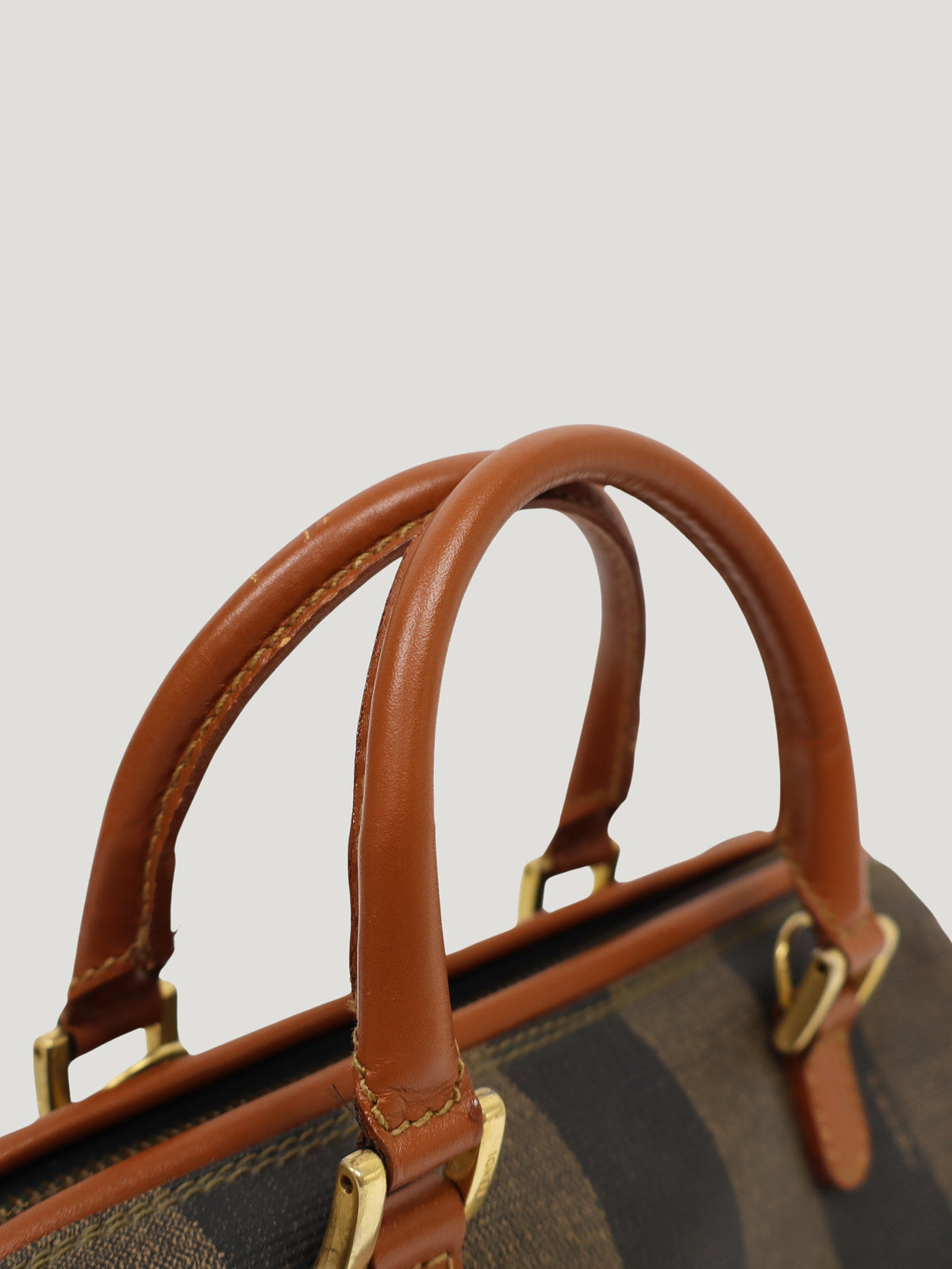 Pecan-Pattern Mini Handbag