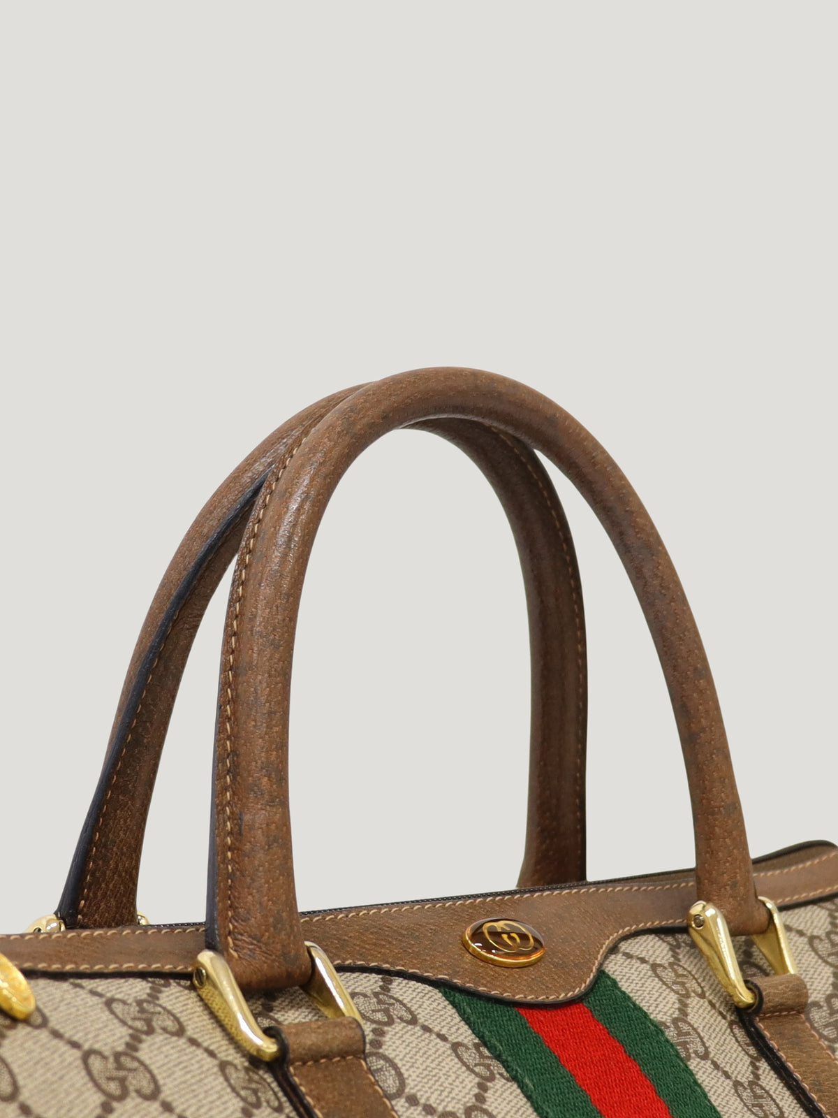 Sherry Line GG Supreme Boston Bag