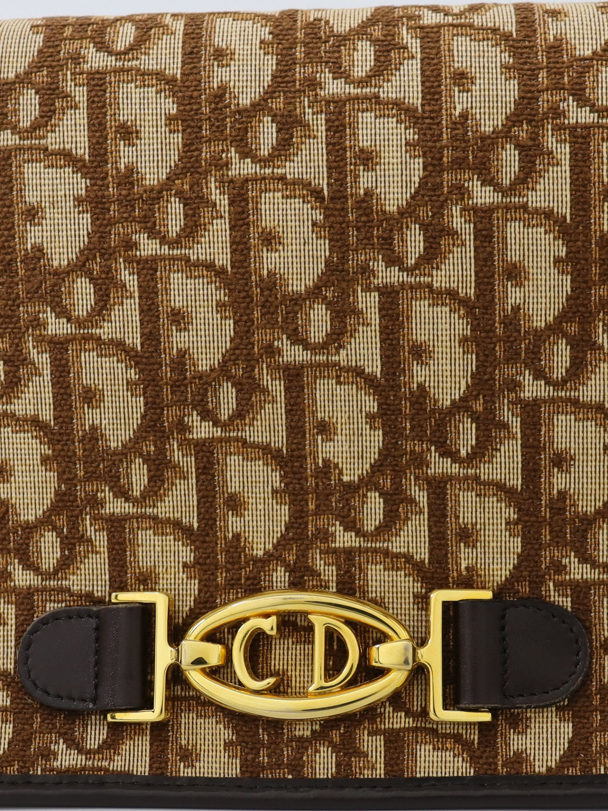 Trotter-pattern chain shoulder bag
