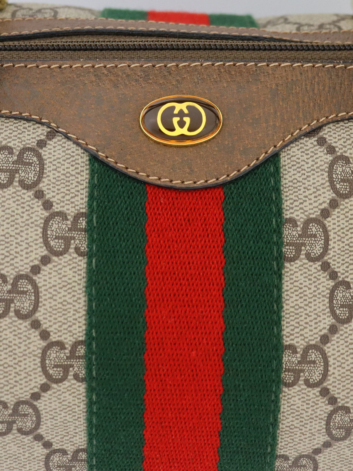 Sherry Line GG Supreme Boston Bag