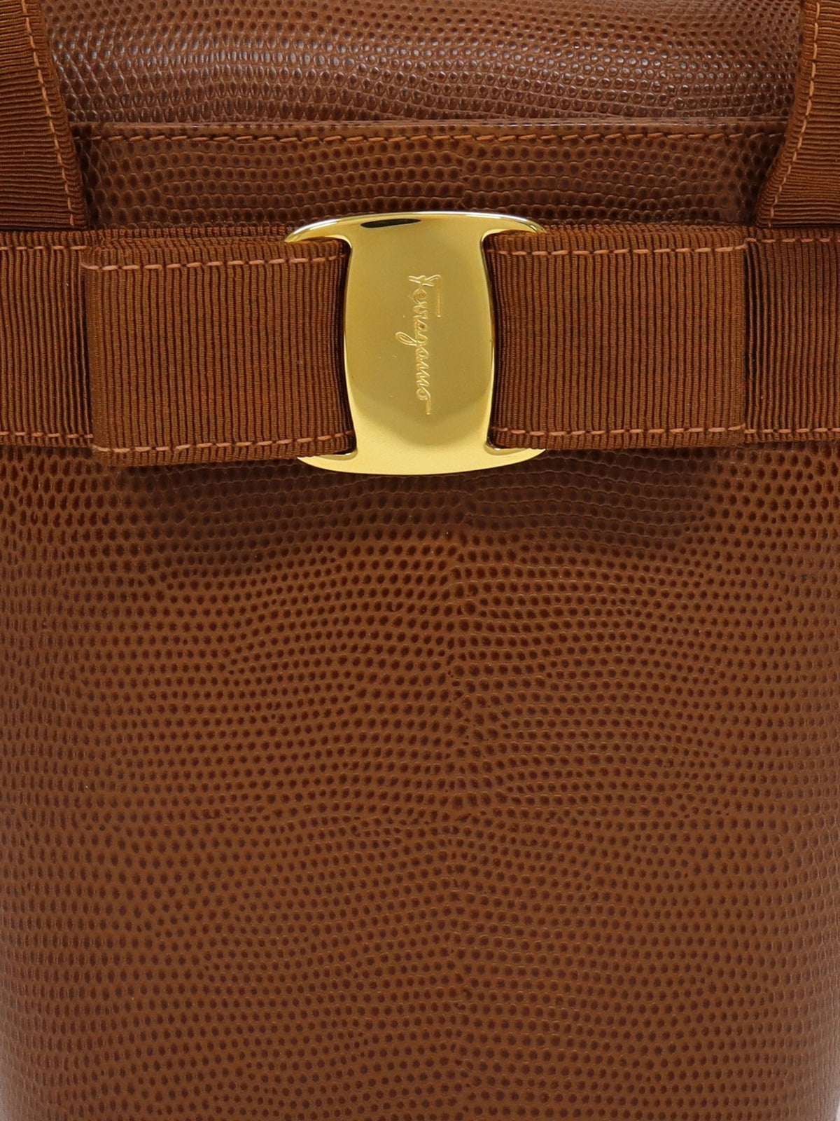 Vara Hardware Leather Handbag