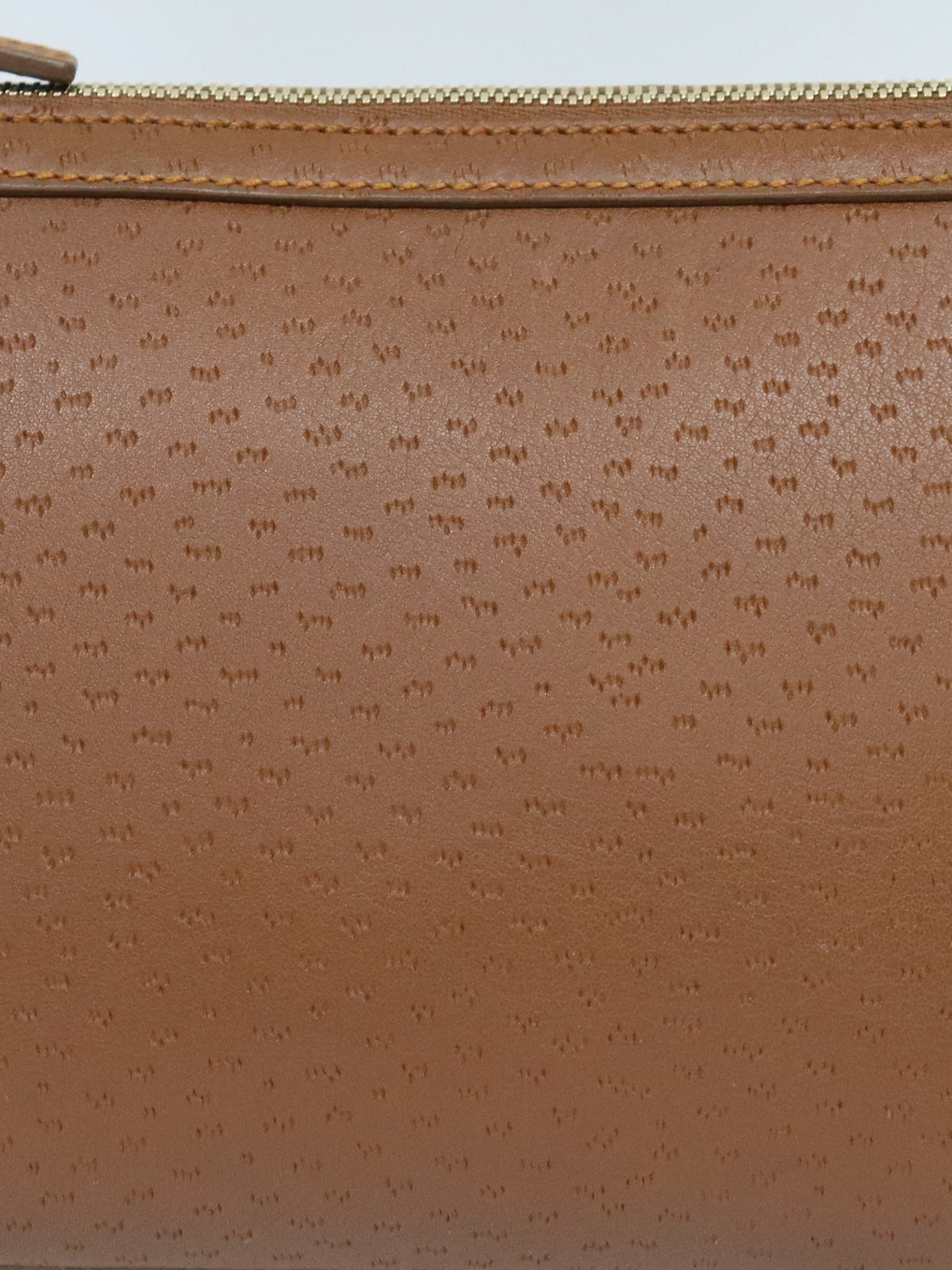 Gancini hardware leather one-shoulder bag