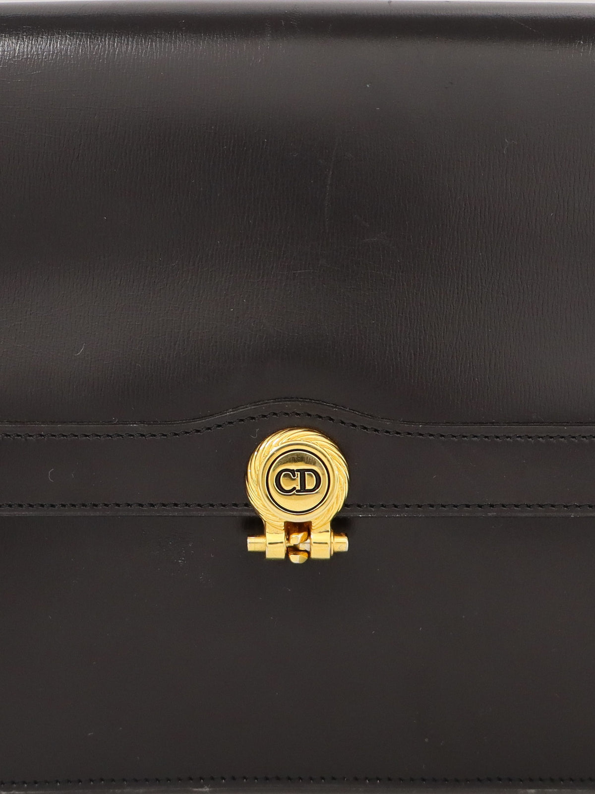 CD金具レザーショルダーバッグ